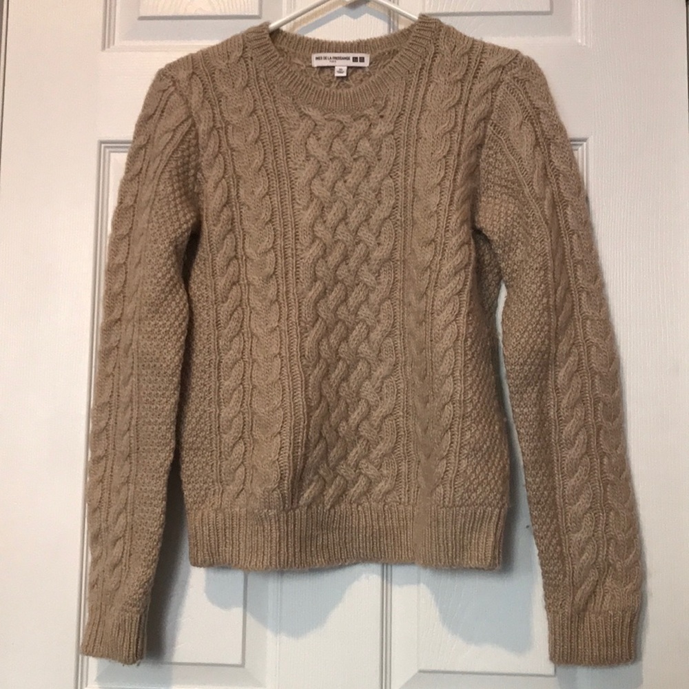 Ines De La Fresange Paris Uniqlo 100% Wool Sweater